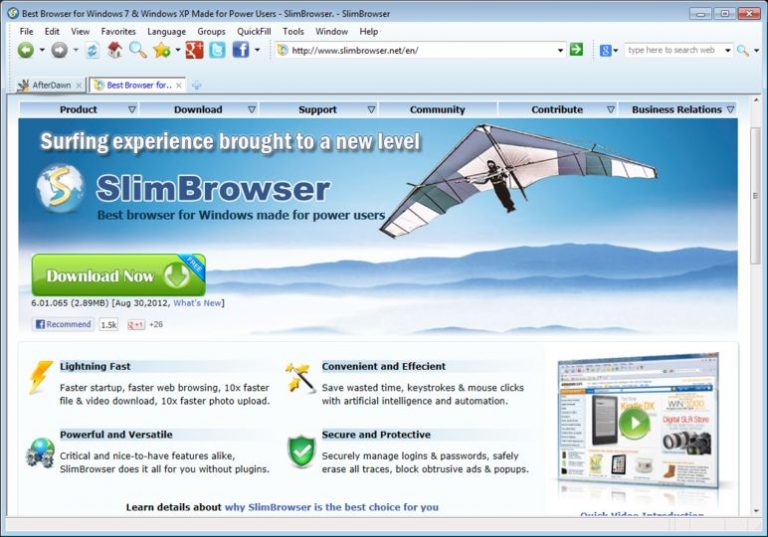 Slim Browser 18.0.0.0 for windows instal