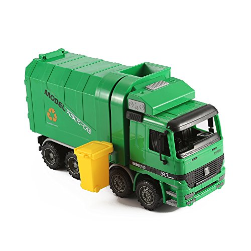 motorized garbage truck toy