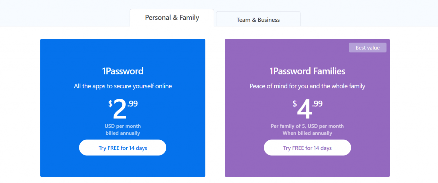 1 password 6